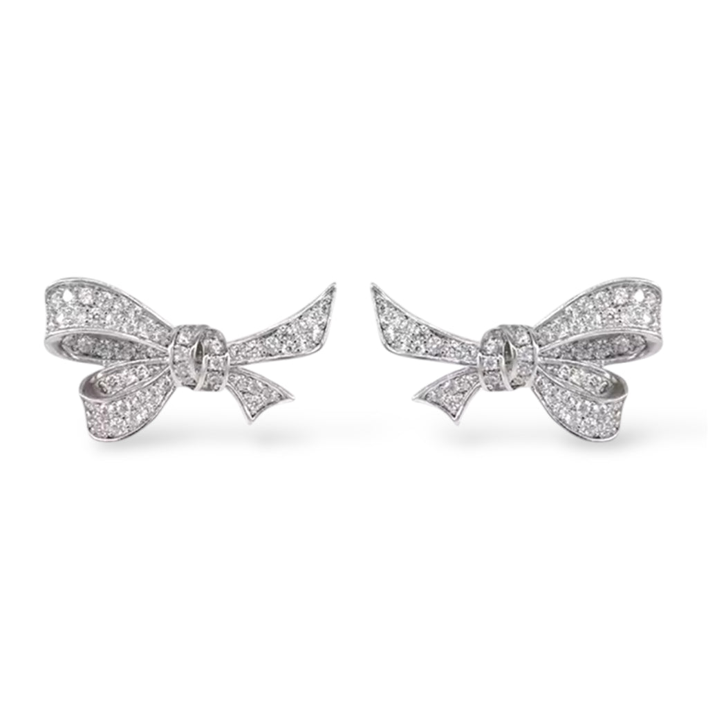 bow adjustable earings