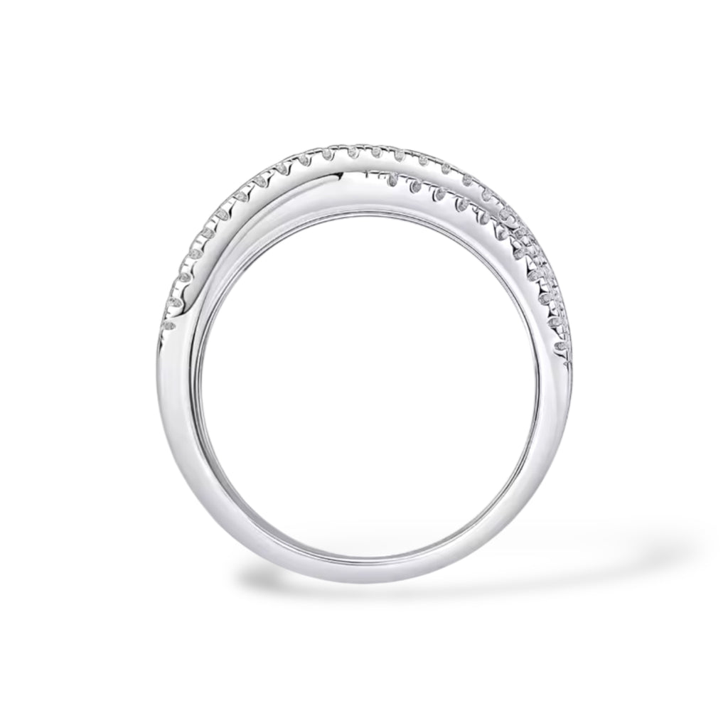 modern cubic zircon ring