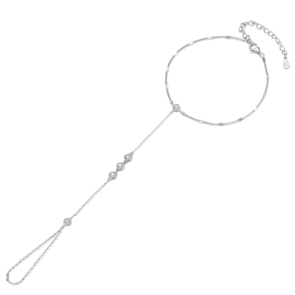 925 silver hand chain