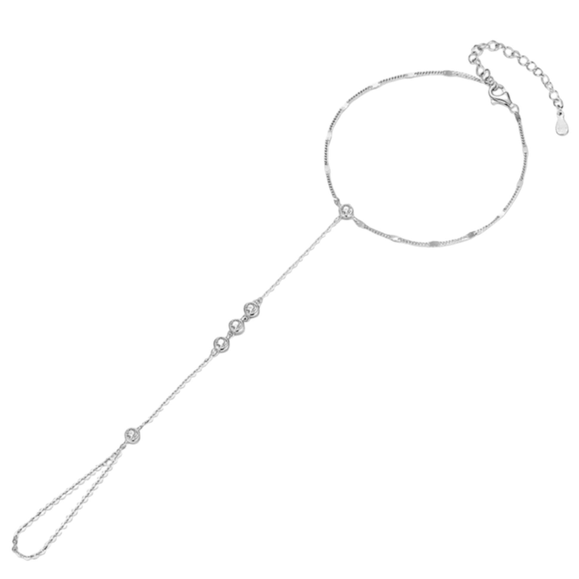925 silver hand chain