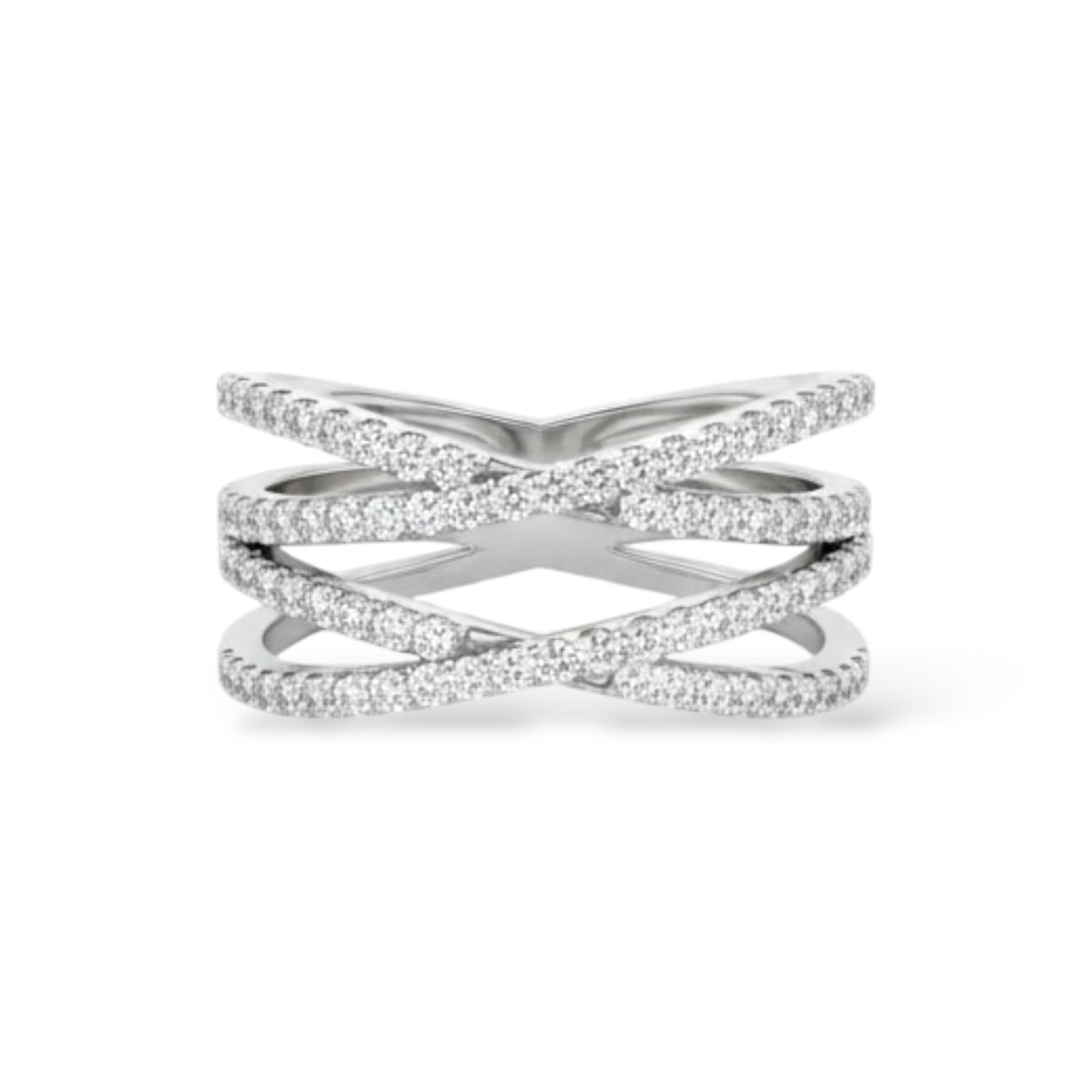 modern cubic zircon ring