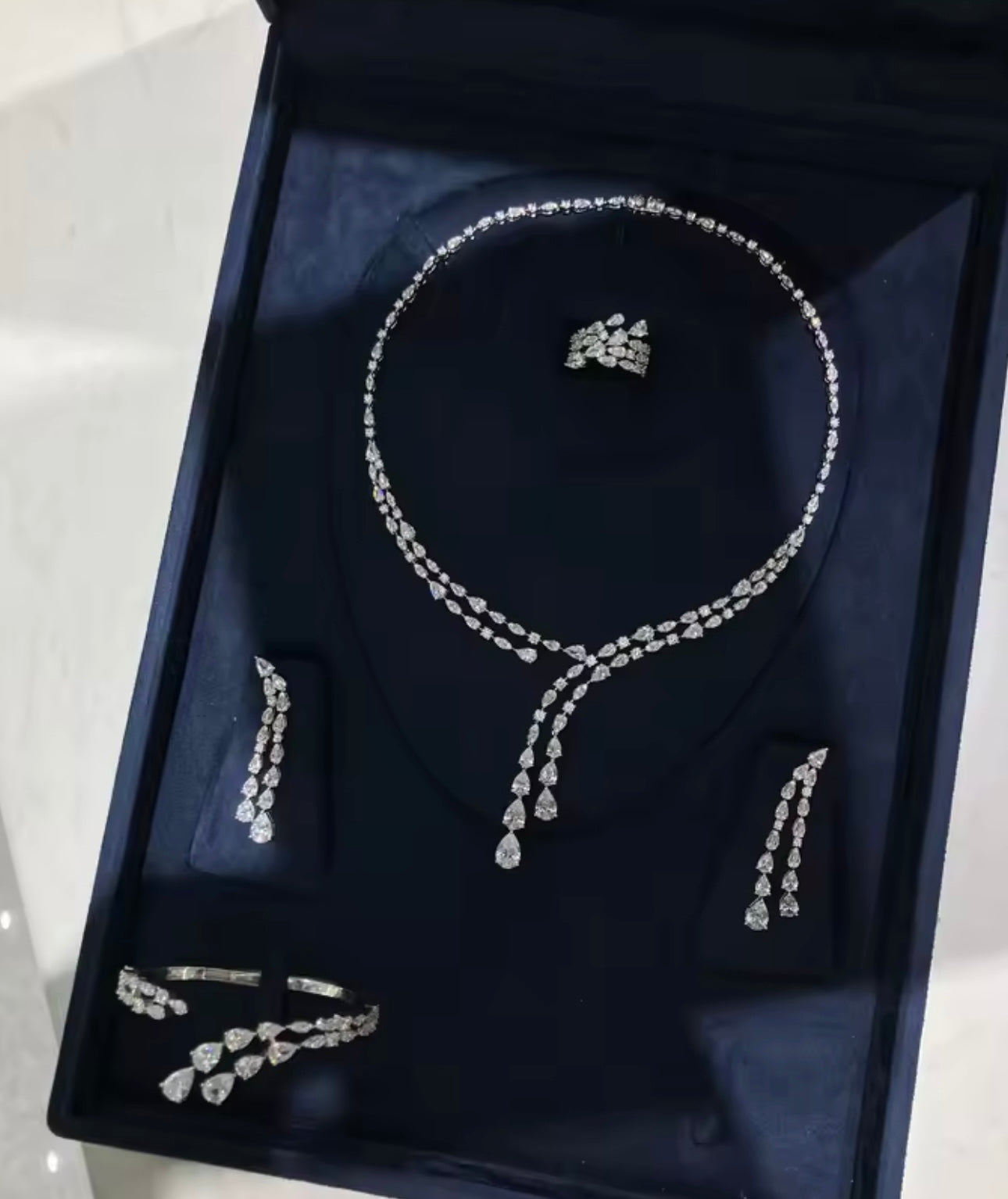 Luxury Gold-Plated Cubic Zirconia Jewelry