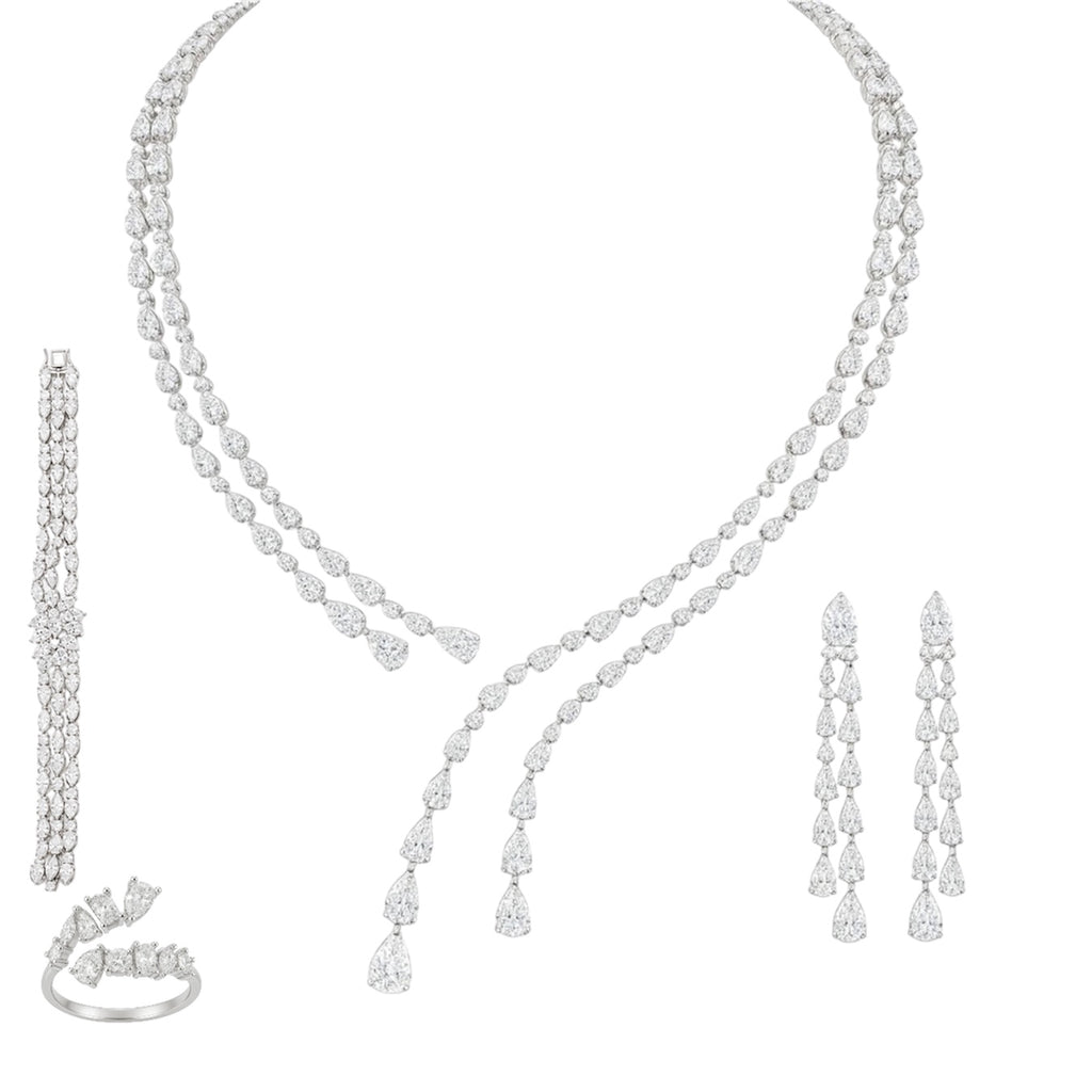Luxury Gold-Plated Cubic Zirconia Jewelry