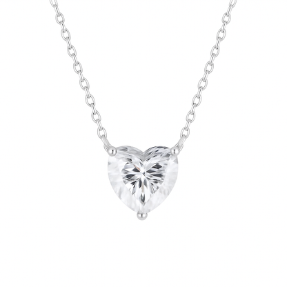 heart silver 925 necklace