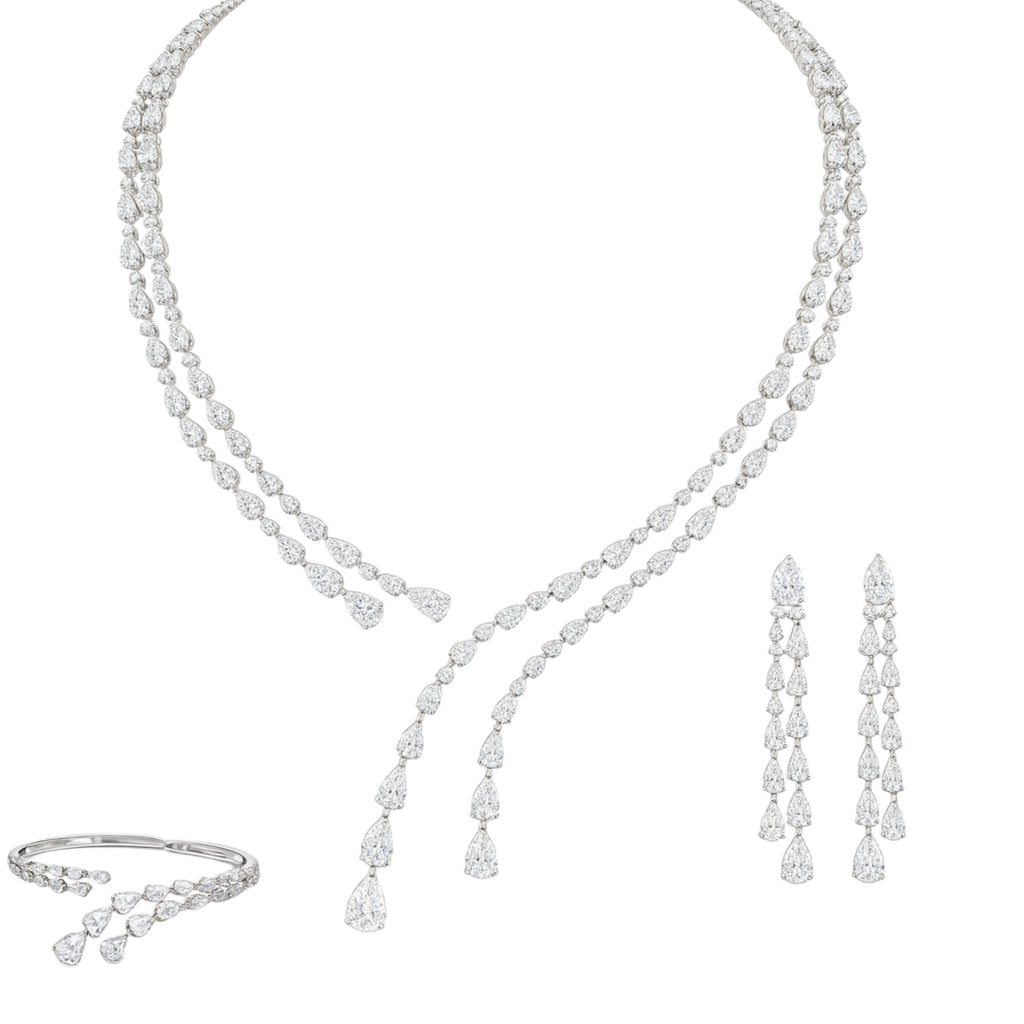 Luxury Gold-Plated Cubic Zirconia Jewelry