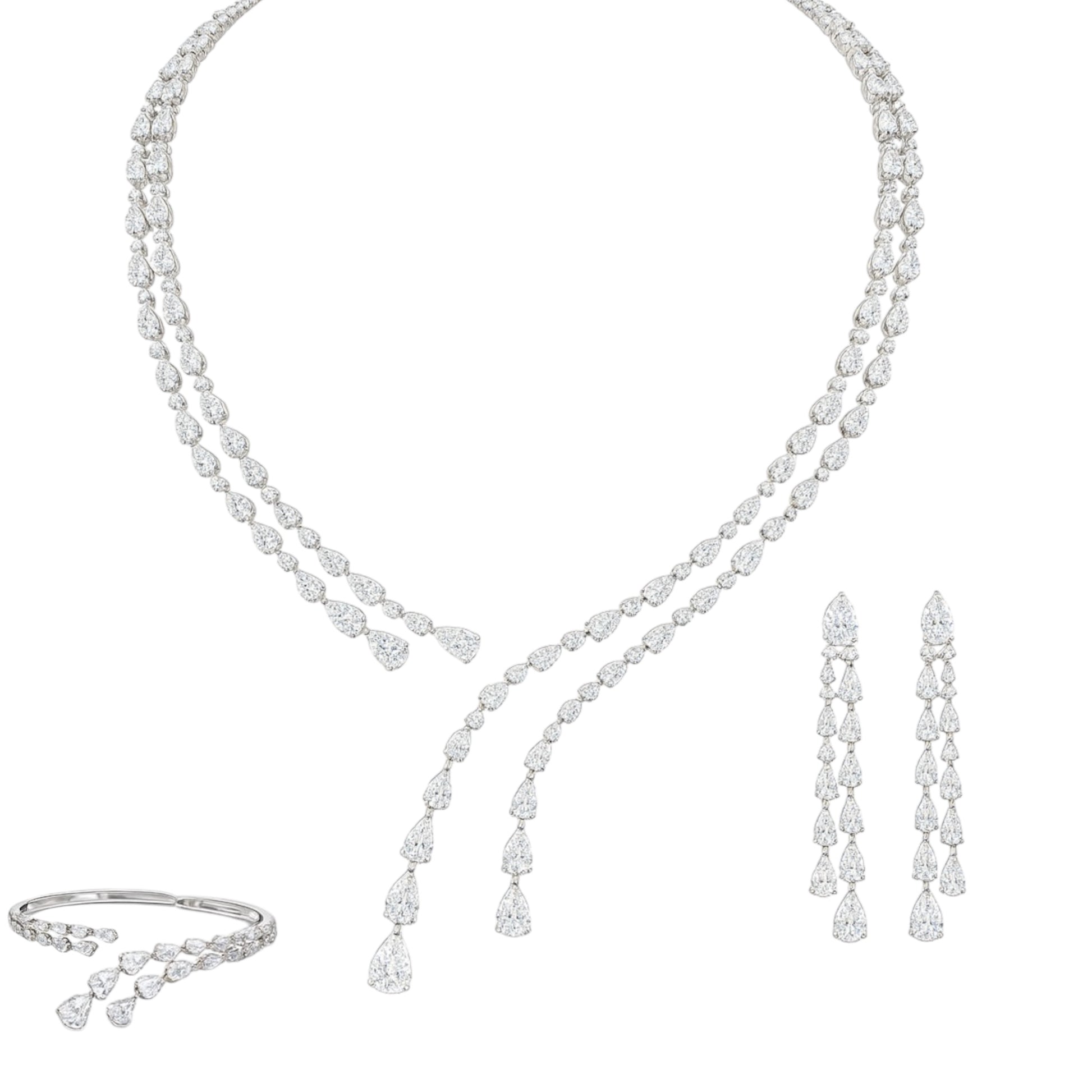 Luxury Gold-Plated Cubic Zirconia Jewelry